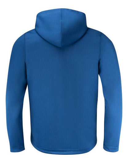 Printer Red Layback Full Zip Hoodie - Bright Blue