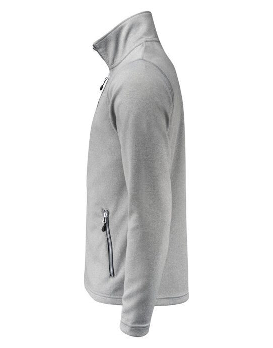 Printer Red Powerslide Jacket - Grey Melange