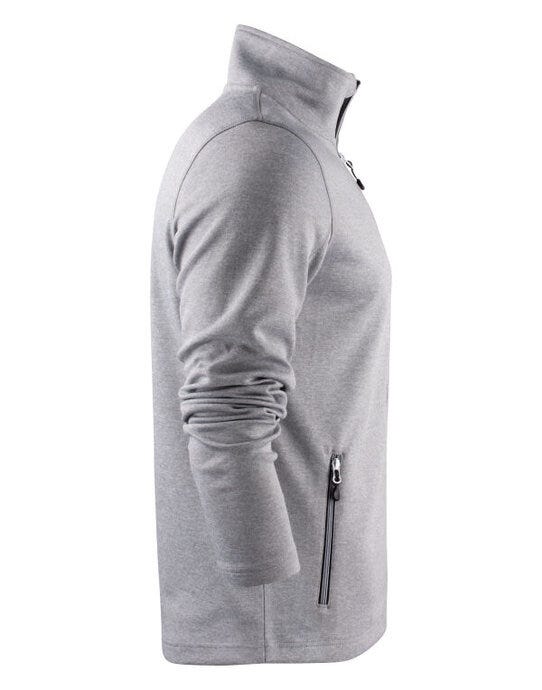 Printer Red Powerslide Jacket - Grey Melange