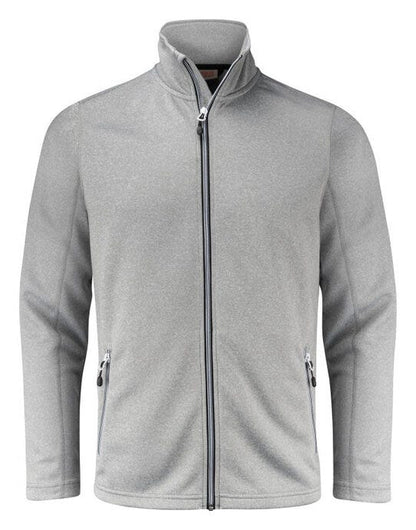 Printer Red Powerslide Jacket - Grey Melange