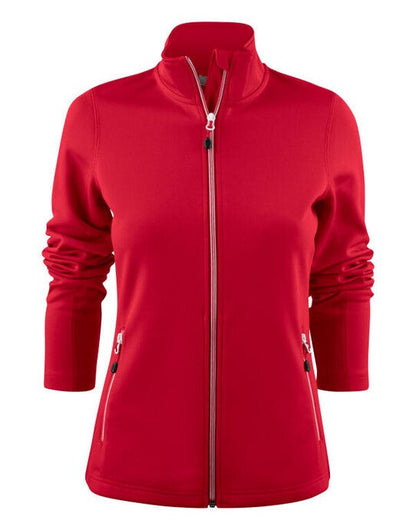 Printer Red Ladies Powerslide Jacket - Red