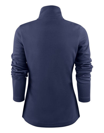 Printer Red Ladies Powerslide Jacket - Navy