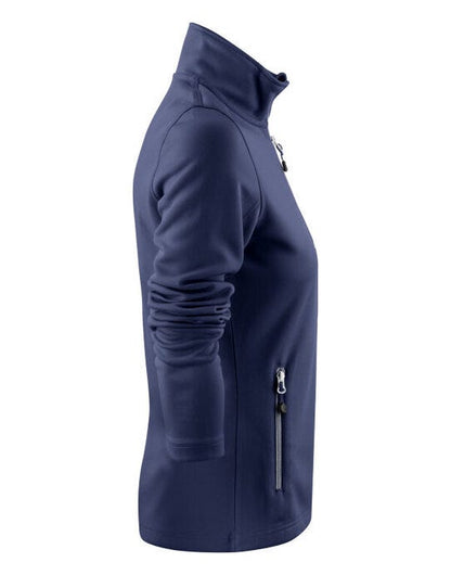 Printer Red Ladies Powerslide Jacket - Navy