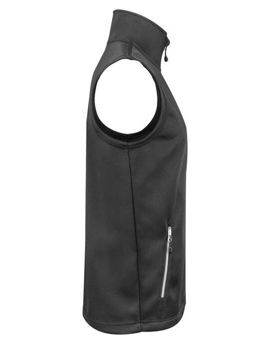 Printer Red Powerslide Vest - Black