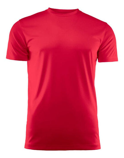 Printer Red Run Active T-Shirt - Red