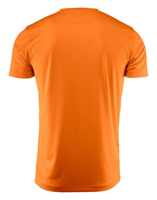 Printer Red Run Active T-Shirt - Bright Orange