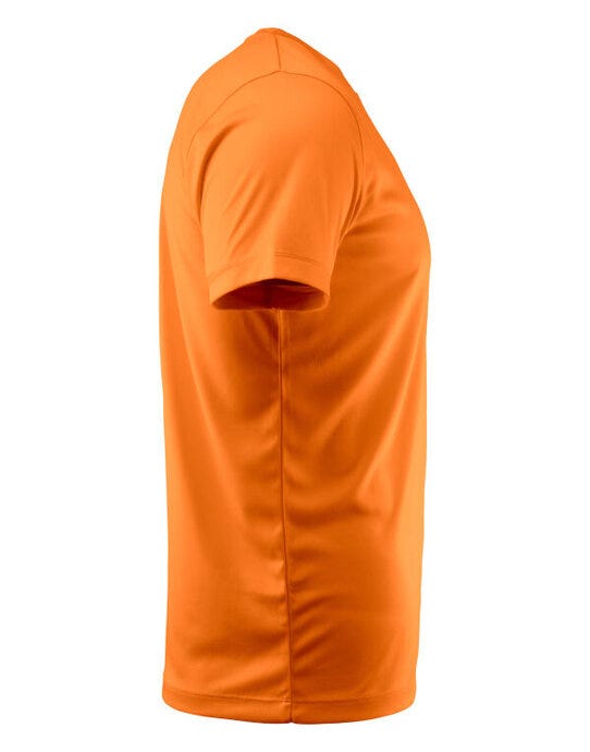Printer Red Run Active T-Shirt - Bright Orange