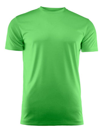 Printer Red Run Active T-Shirt - Lime