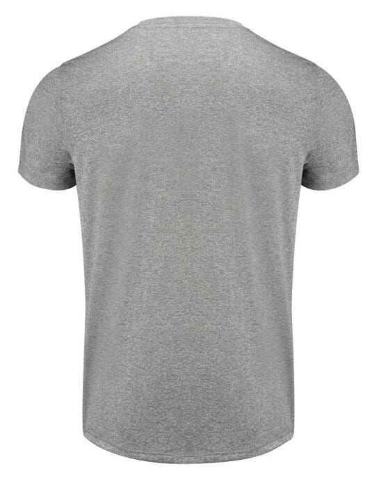 Printer Red Run Active T-Shirt - Grey Melange