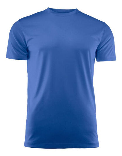 Printer Red Run Active T-Shirt - Blue