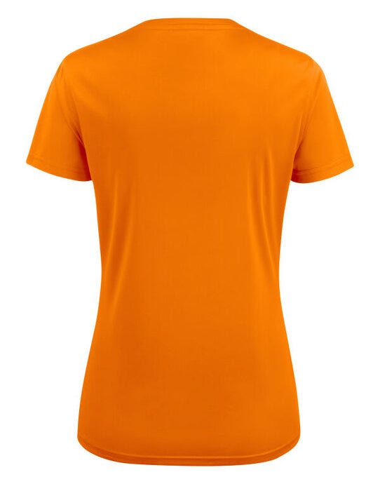 Printer Red Ladies Run T-Shirt - Bright Orange