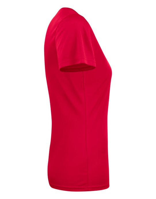 Printer Red Ladies Run T-Shirt - Red
