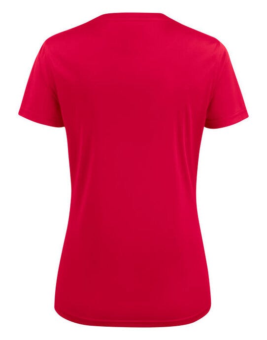 Printer Red Ladies Run T-Shirt - Red