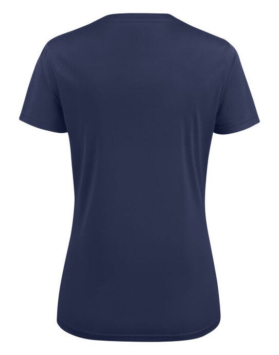 Printer Red Ladies Run T-Shirt - Navy