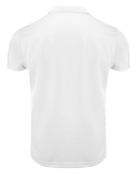 Printer Red Smash Polo Shirt - White