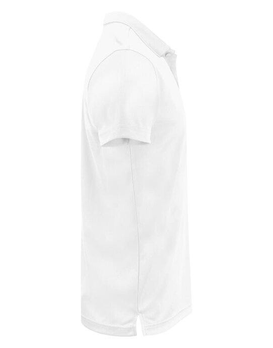 Printer Red Smash Polo Shirt - White