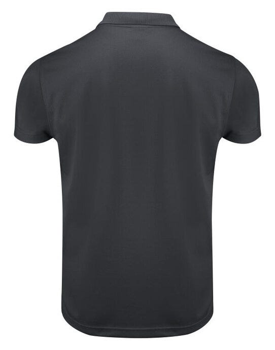 Printer Red Smash Polo Shirt - Black