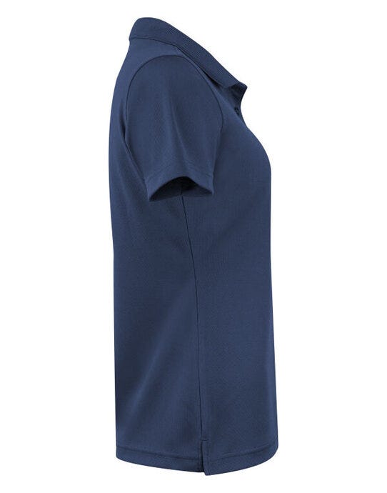 Printer Red Ladies Smash Polo Shirt - Navy