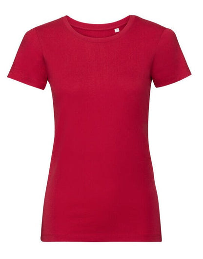 Russell Athletic Pure Organic Russell Ladies Pure Organic T - Classic Red