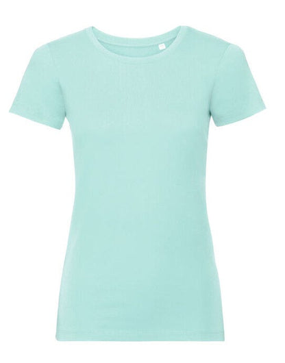 Russell Athletic Pure Organic Russell Ladies Pure Organic T - Aqua