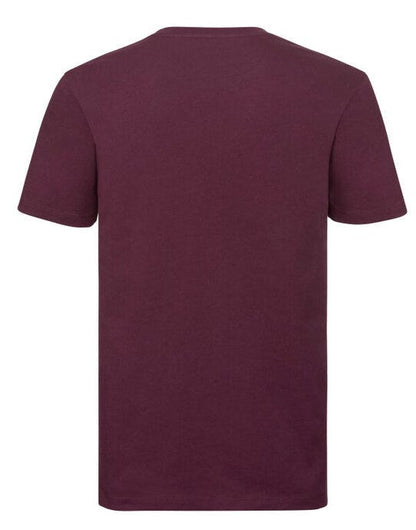Russell Athletic Pure Organic Russell Mens Pure Organic T - Burgundy