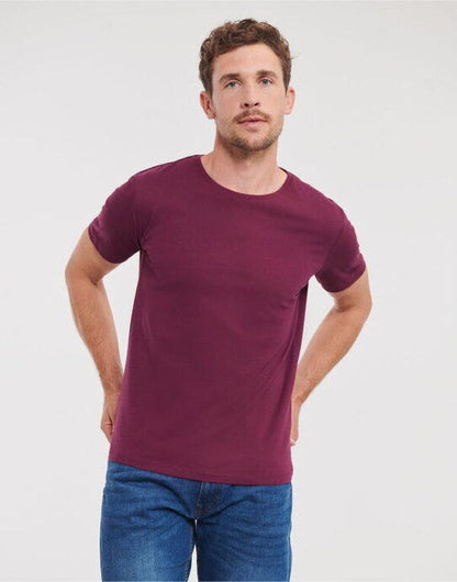 Russell Athletic Pure Organic Russell Mens Pure Organic T - Burgundy