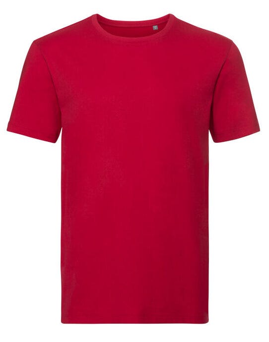 Russell Athletic Pure Organic Russell Mens Pure Organic T - Classic Red