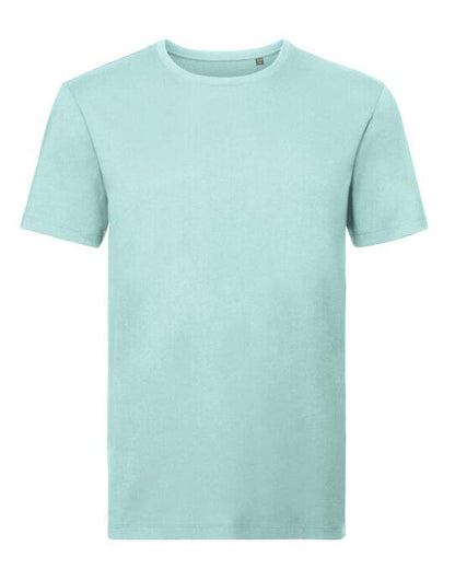 Russell Athletic Pure Organic Russell Mens Pure Organic T - Aqua
