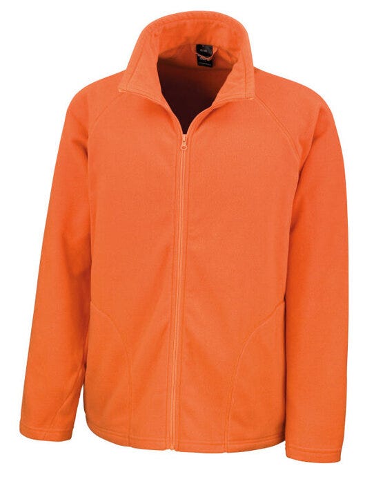 Result Core Mens Microfleece Jacket - Orange