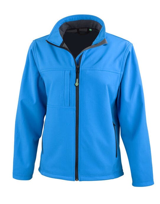 Result Womens Classic Softshell Jacket - Azure Blue