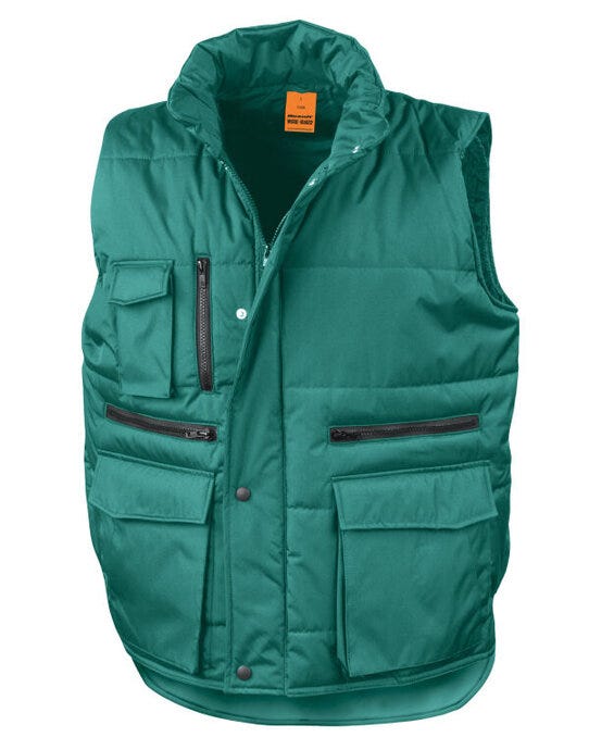 Result Work-Guard Result Workguard Lance Bodywarmer - Bottle Green