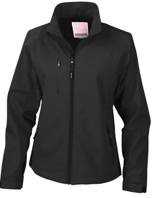 Result Womens Baselayer Softshell Jacket - Black
