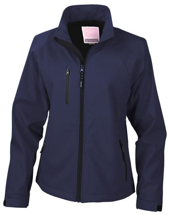 Result Womens Baselayer Softshell Jacket - Navy
