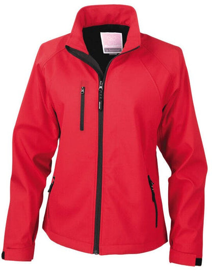 Result Womens Baselayer Softshell Jacket - Red