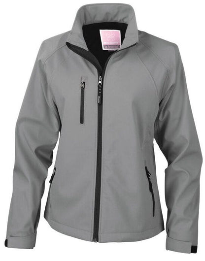 Result Womens Baselayer Softshell Jacket - Silver Grey