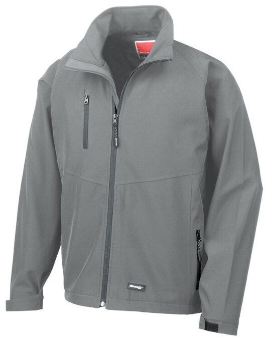 Result Mens Baselayer Softshell Jacket - Silver Grey