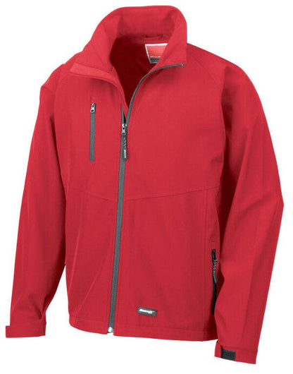 Result Mens Baselayer Softshell Jacket - Red