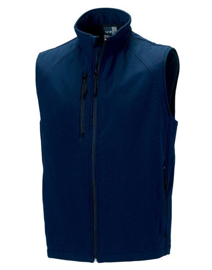 Russell Athletic Russell Mens Softshell Gilet - French Navy