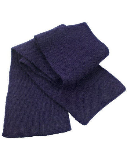 Result Winter Essentials Result Winter Classic Heavy Knit Scarf - Navy Blue