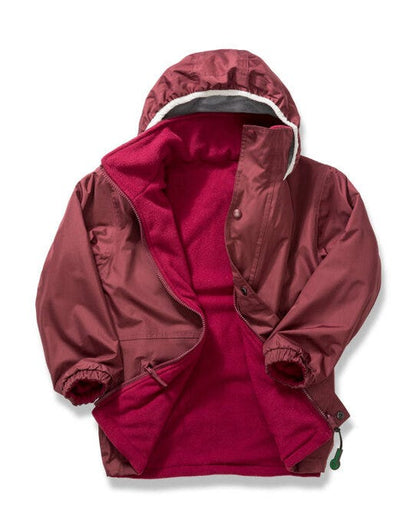 Result Junior Stormdri Jacket - Burgundy/Burgundy