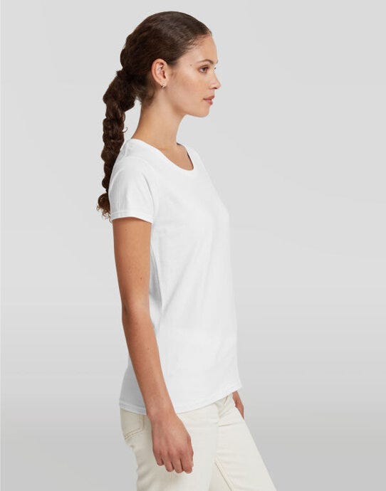 Russell Athletic Russell Ladies' Authentic Classic T - White