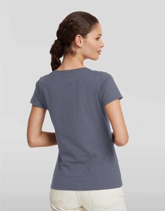 Russell Athletic Russell Ladies' Authentic Classic T - Convoy Grey