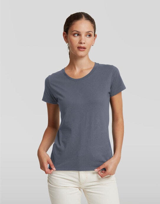 Russell Athletic Russell Ladies' Authentic Classic T - Convoy Grey