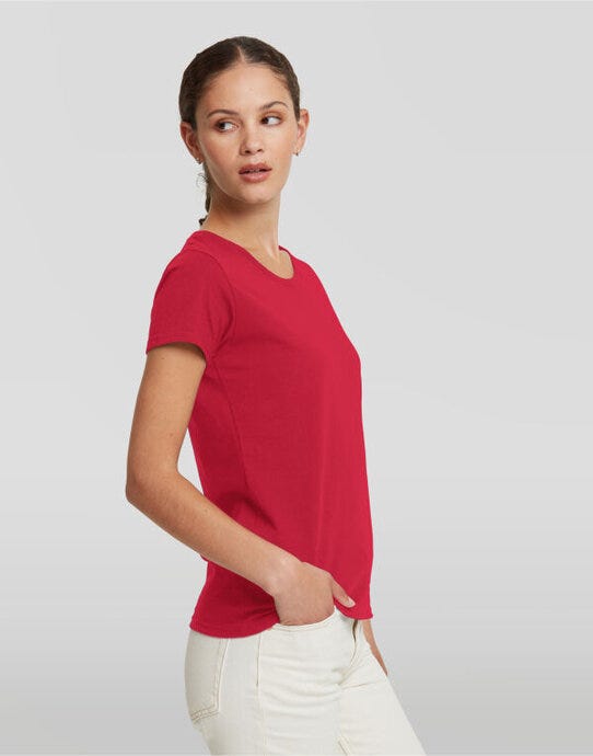 Russell Athletic Russell Ladies' Authentic Classic T - Classic Red