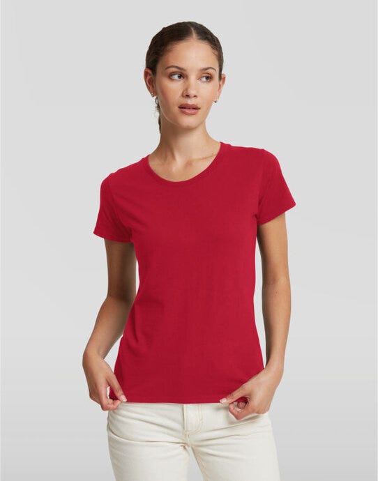 Russell Athletic Russell Ladies' Authentic Classic T - Classic Red