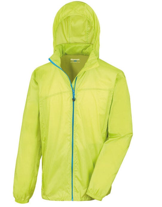 Result Urban Outdoor Wear Result Urban L/Weight Stowable Jacket - Lime/Royal