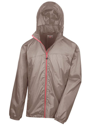 Result Urban Outdoor Wear Result Urban L/Weight Stowable Jacket - Fennel/Pink