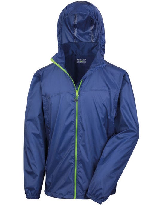Result Urban Outdoor Wear Result Urban L/Weight Stowable Jacket - Navy/Lime