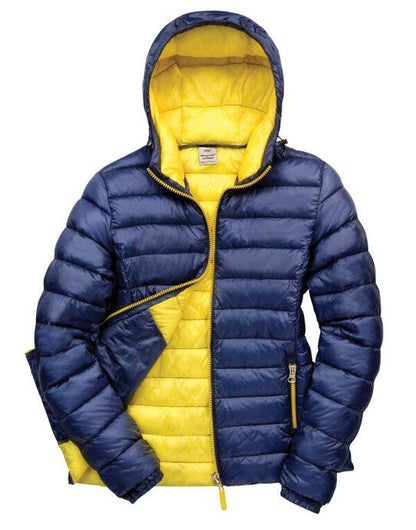 Result Urban Outdoor Wear Result Urban Ladies Snowbird Hooded Jkt - Navy/Yellow