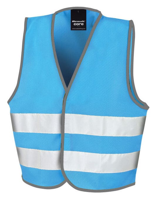 Result Safeguard Jr Enhanced Vis Vest - Sky Blue